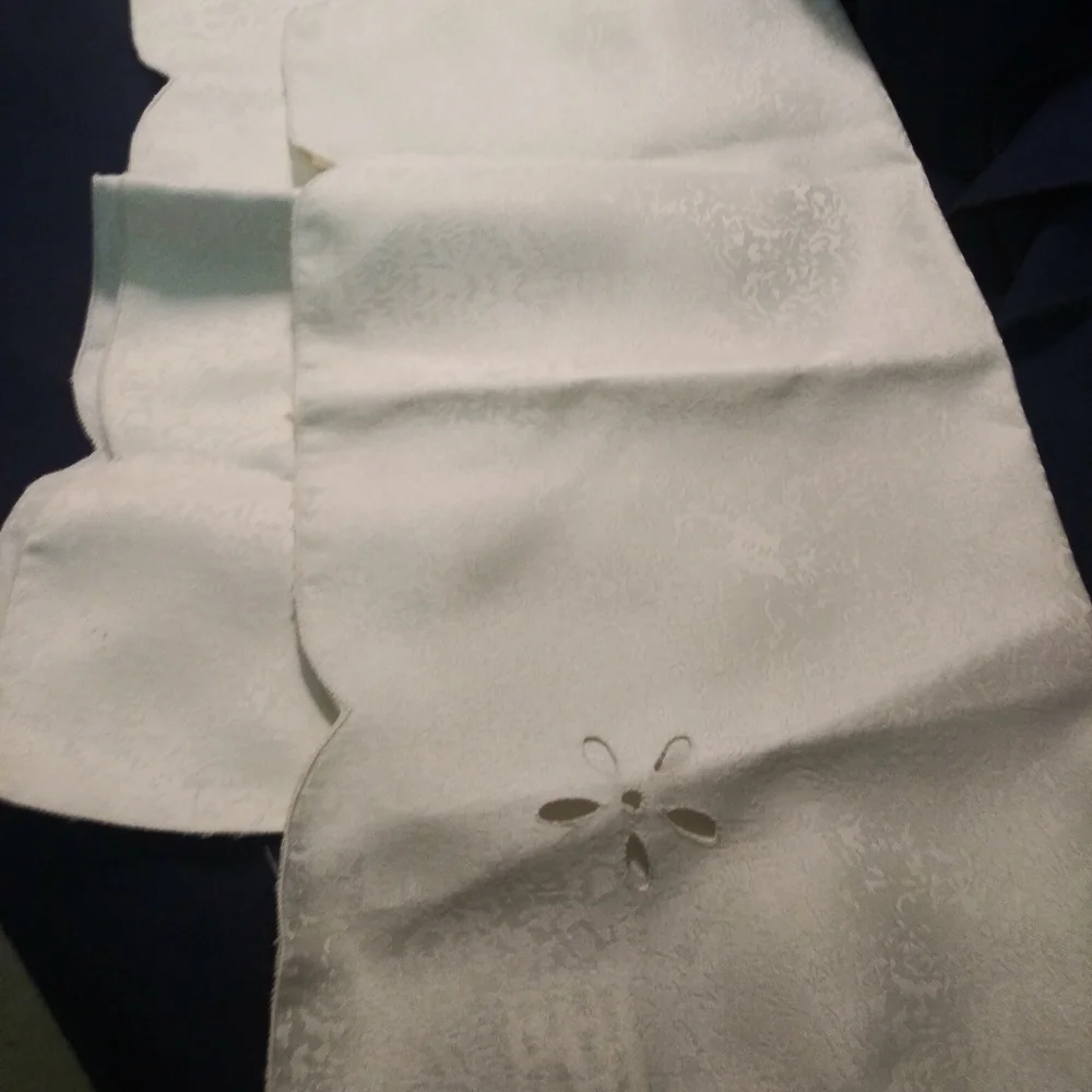 Damask Ivory Cloth Napkins